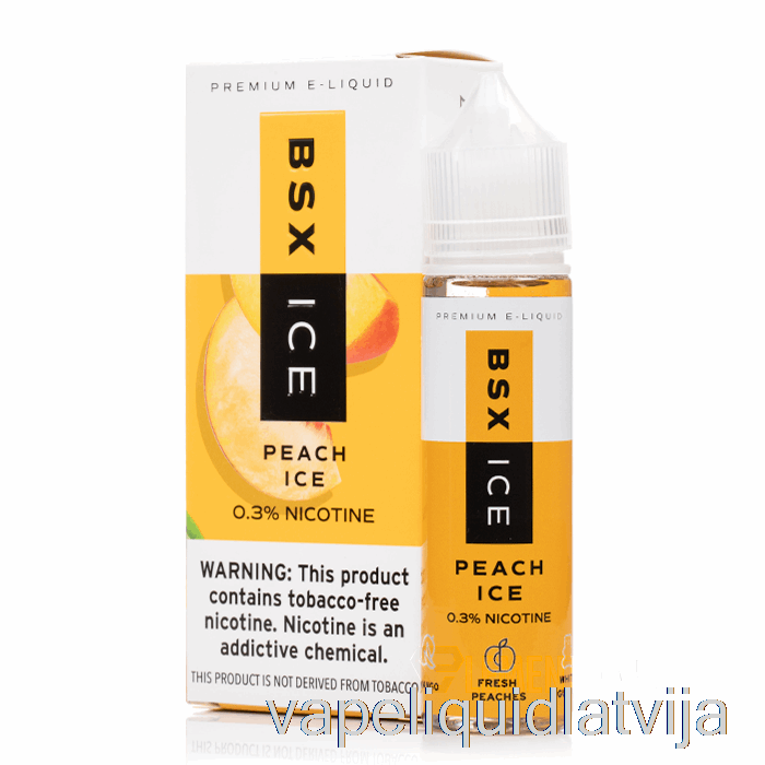 Persiku Ledus - Bsx Ledus - 60ml 3mg Vape šķidrums